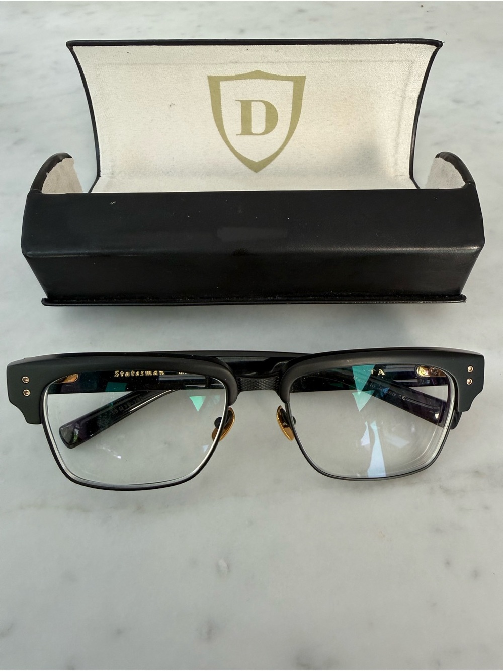 DITA Statesman DRX-2011L-55| Black & 12K Gold|Made in Japan| w Orignal Case